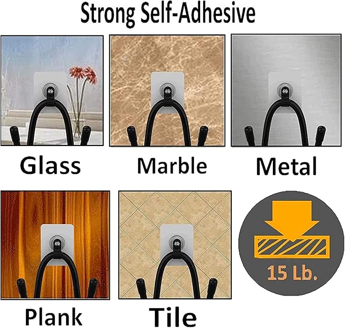 Pmsanzay 3 Pack Universal Self-Adhesive Game Controller Wall Mount Storage - Image 9