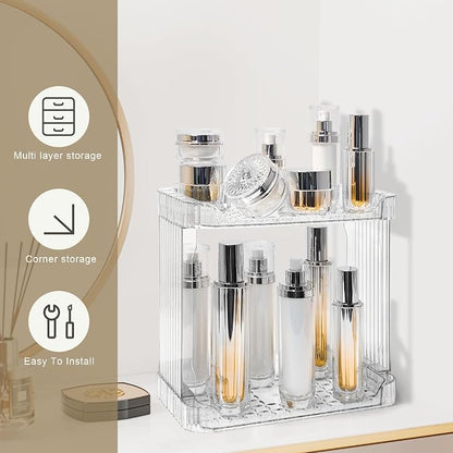Bathroom Counter Organizer Cosmetics Skincare Organizers Skincare Makeup - Image 8