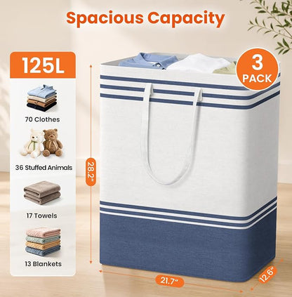 TranquilRelax 3-Pack Laundry Basket - Image 2