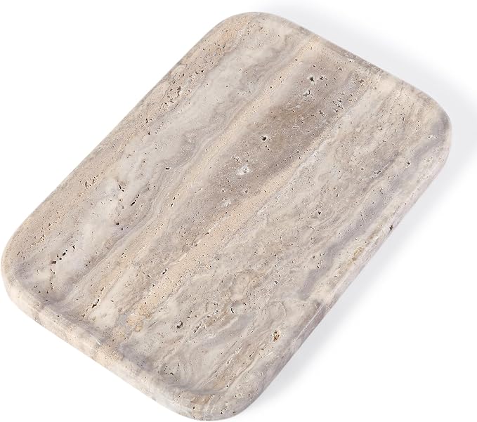 Marble Vanity Trays, Travertine Bathroom Tray, Decorative Tray - Image 8