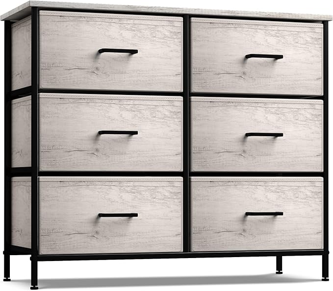 Sorbus Dresser with 6 Faux Wood Drawers by Sorbus