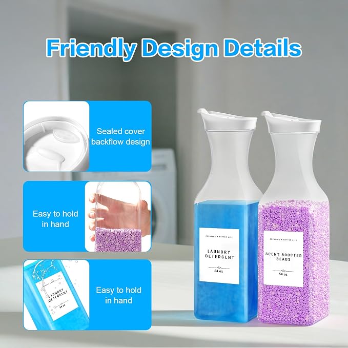 Laundry Detergent Dispenser Bottle 54oz - Image 5