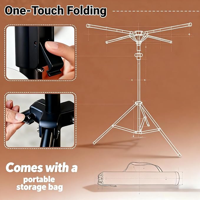 Heavy Duty Metal Shopping Bag Rack - Image 4