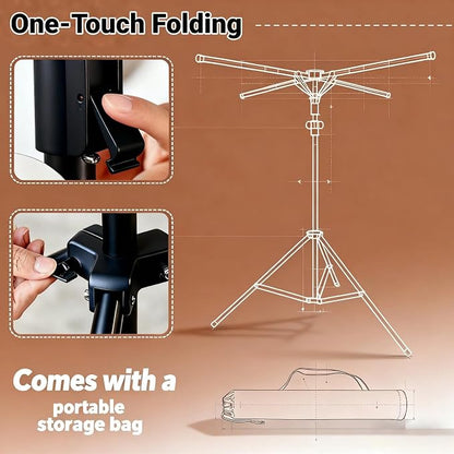 Heavy Duty Metal Shopping Bag Rack - Image 4