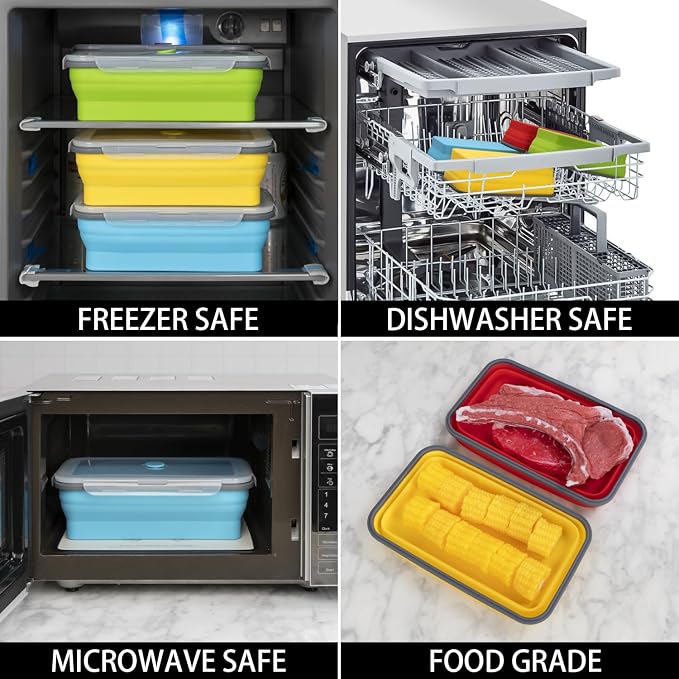 Extra Large Collapsible Food Storage Containers - Image 4