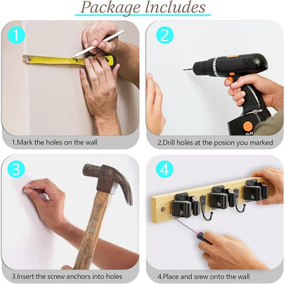 Mop and Broom Holder Wall Mount - Image 5