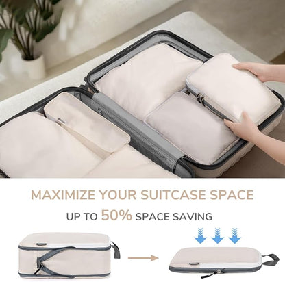 CherryNow Compression Packing Cubes, 7 Set Packing Cubes - Image 6