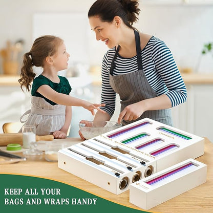 Calmbee 9 in 1 Bamboo Storage Bag Organizer - Image 7