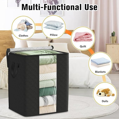SpaceTrove Clothes Storage Bags, 80L Large Capacity Containers - Image 5
