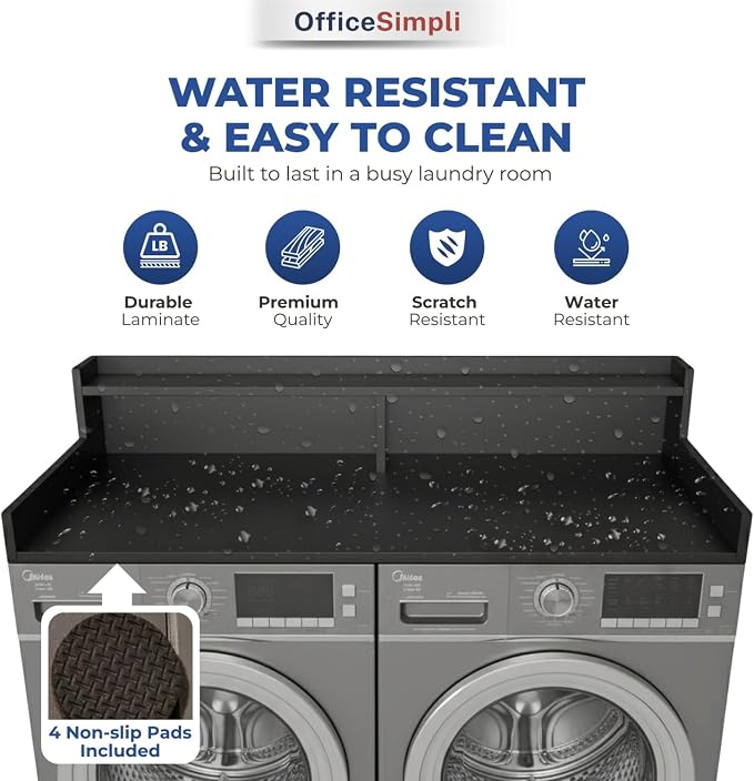 OfficeSimpli Washer Dryer Countertop - Image 3