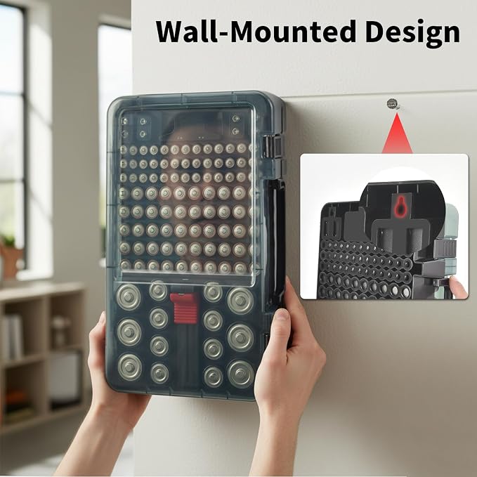 Battery Organizer with Tester, Battery Box Holder - Image 6