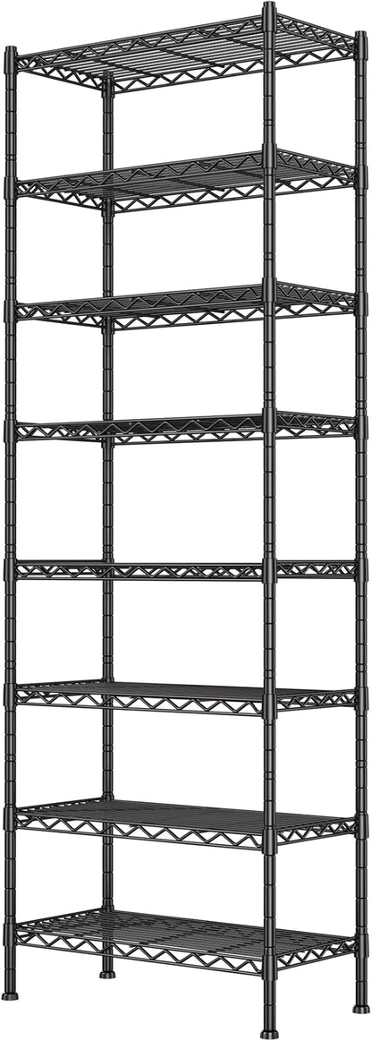 GIOTORENT 8-Wire Garage Shelving Storage Shelves, Kitchen Storage Adjustable by GIOTORENT