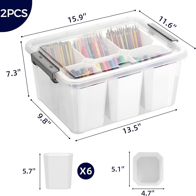 17 Qt Craft Organizers and Storage - Image 3