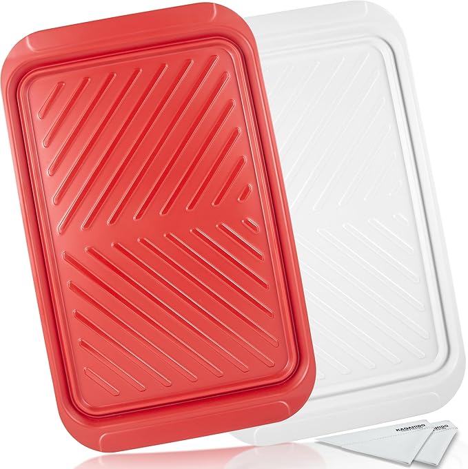 KAQAHIDO Grilling Prep and Serve Trays, BBQ Platter by Haveaniceday