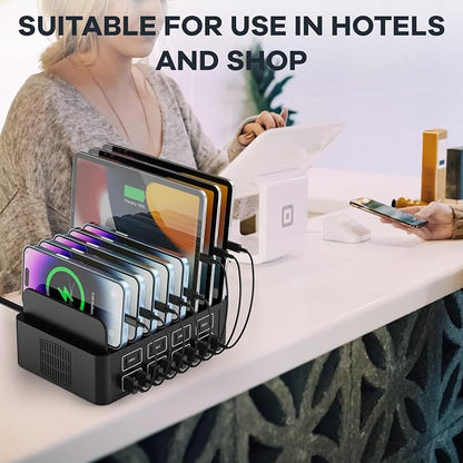 150W/35A Charging Station for Multiple Devices, RUANSZZ 16 Port USB~C Fast - Image 6