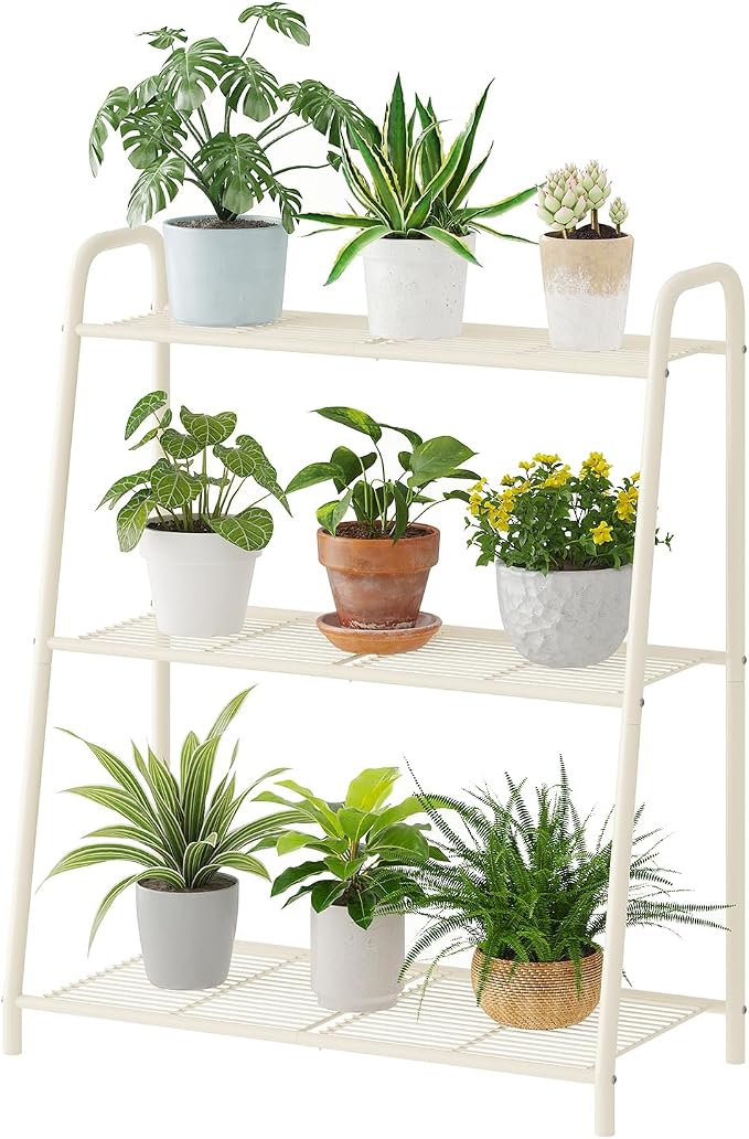 Kitsanery Metal Plant Stand Indoor Outdoor by Kitsanery