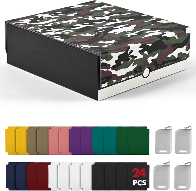 ZLCA Card Storage Box for MTG PTCG, Commander Deck Box Holds 3200+, Deck by ZLCA