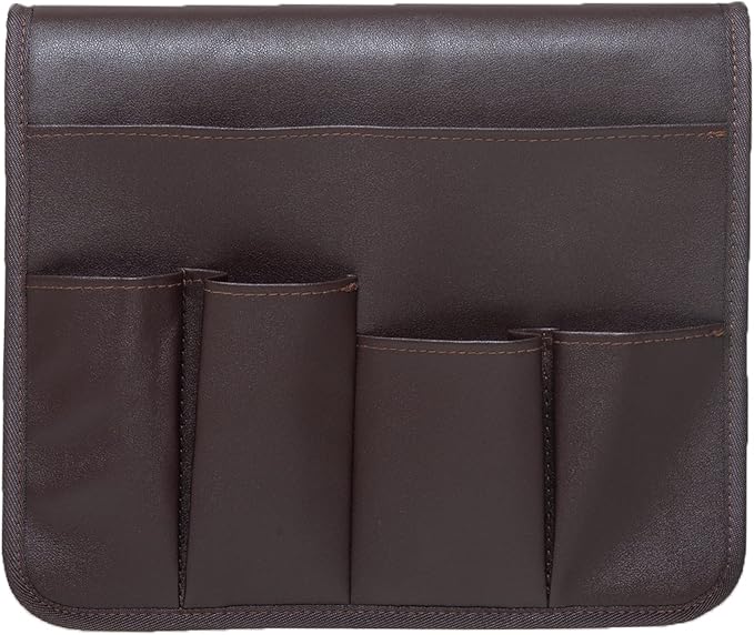PU Leather Sofa Armrest Organizer, Armchair Magazine Holders, Waterproof Remote - Image 6