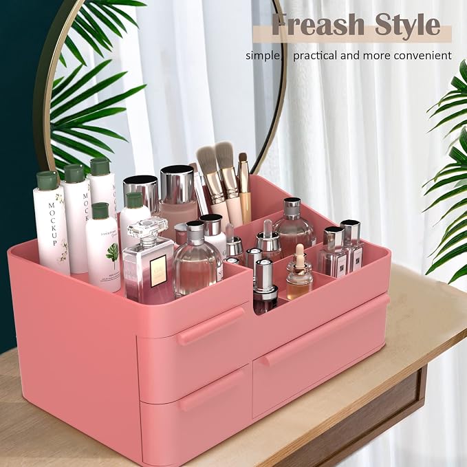 Makeup Organizer with Drawers, Countertop Organizer - Image 5