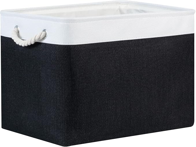 Bidtakay Black Storage Bins Storage Baskets - Image 9