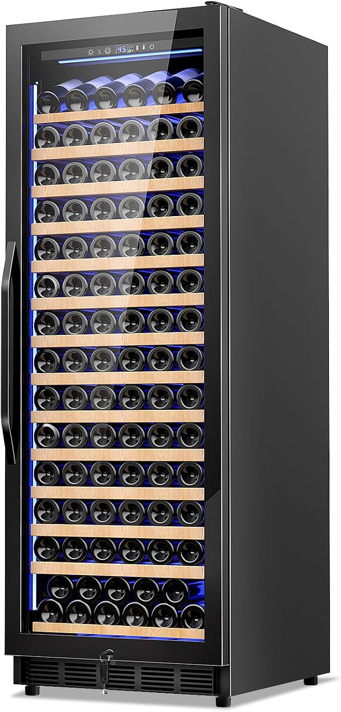 Wine Fridge Freestanding, 173 Bottles 24 Inch Wine Cooler Refrigerator by FoMup