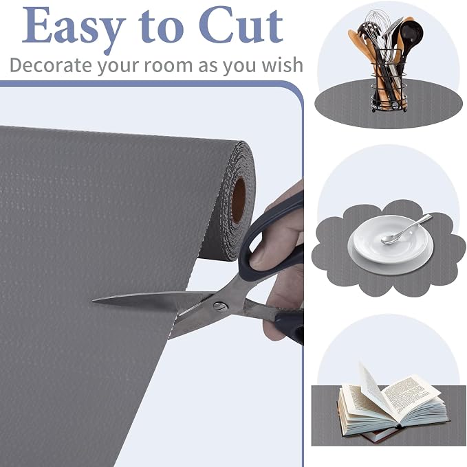 Drawer and Shelf Liner for Kitchen Cabinet: 23in X 20 Ft Non Slip Waterproof - Image 4