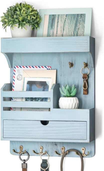 Rebee Vision Farmhouse Key Holder Wall Mount by REBEEVISION