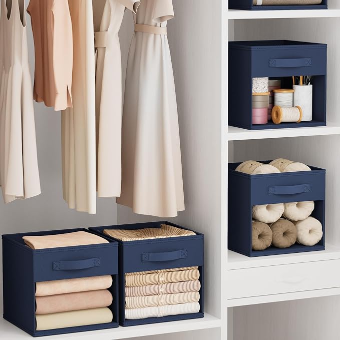 DIMJ Cube Bins, 12.2-Inch Storage Bins Cubes - Image 5