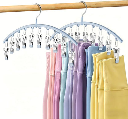 Volnamal Legging Organizer for Closet, Metal Yoga Pants Hanger w/Rubber Coated by Volnamal