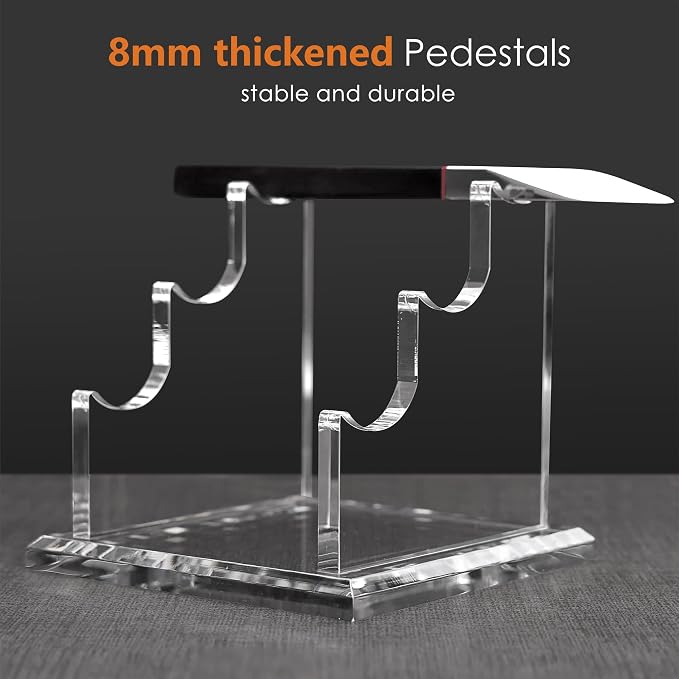 SANRUI 3 Tier Acrylic Pen Holder Display Stand, Fountain Pen Pencil Makeup - Image 3