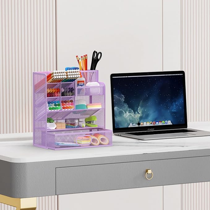Mesh Pen Organizer for Desk - Image 7