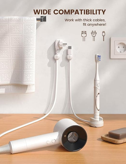 6Pack Rotatable Cord Organizer Cable Clips - Image 6