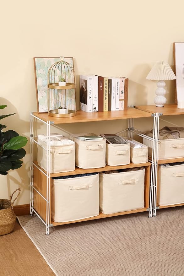 Decorative Basket Rectangular Fabric Storage Bin Organizer Basket - Image 7