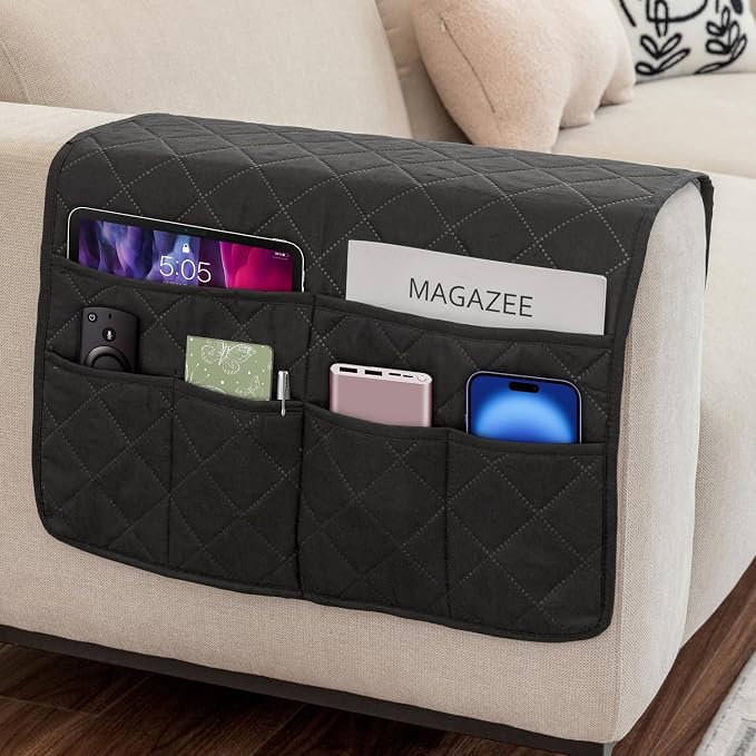 Remote Control Holder for Recliner Armchair Caddy Couch Armrest Organizer by DECKALY