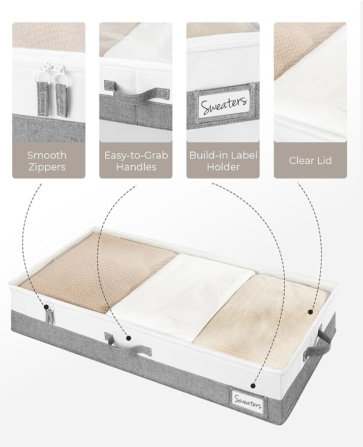 StorageWorks Large Under Bed Storage Containers - Image 4