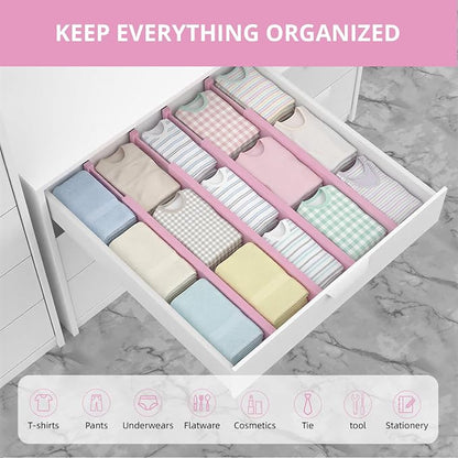 ANTOWIN Expandable Bamboo Drawer Dividers Organizers, Drawer Separators Splitter - Image 3