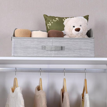 WUIKE Closet Organizers and Storage, Foldable Trapezoid Storage Bins - Image 7