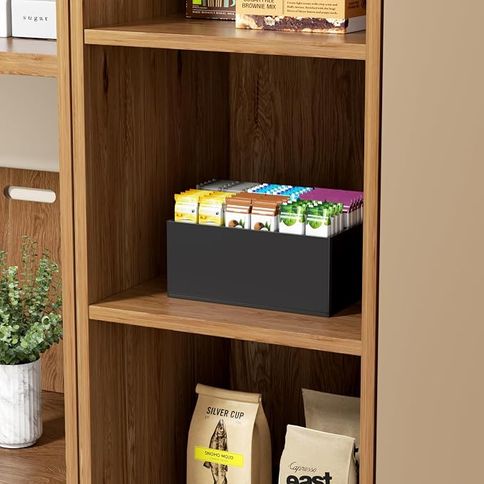 HIIMIEI Black Makeup Brush Holder Organizer Acrylic 6-Slots Cosmetic Brushes - Image 7