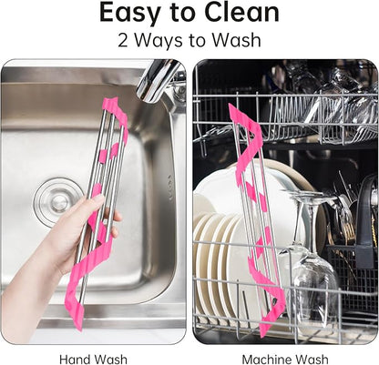 Tomorotec Triangle Roll-Up Dish Drying Rack - Image 5
