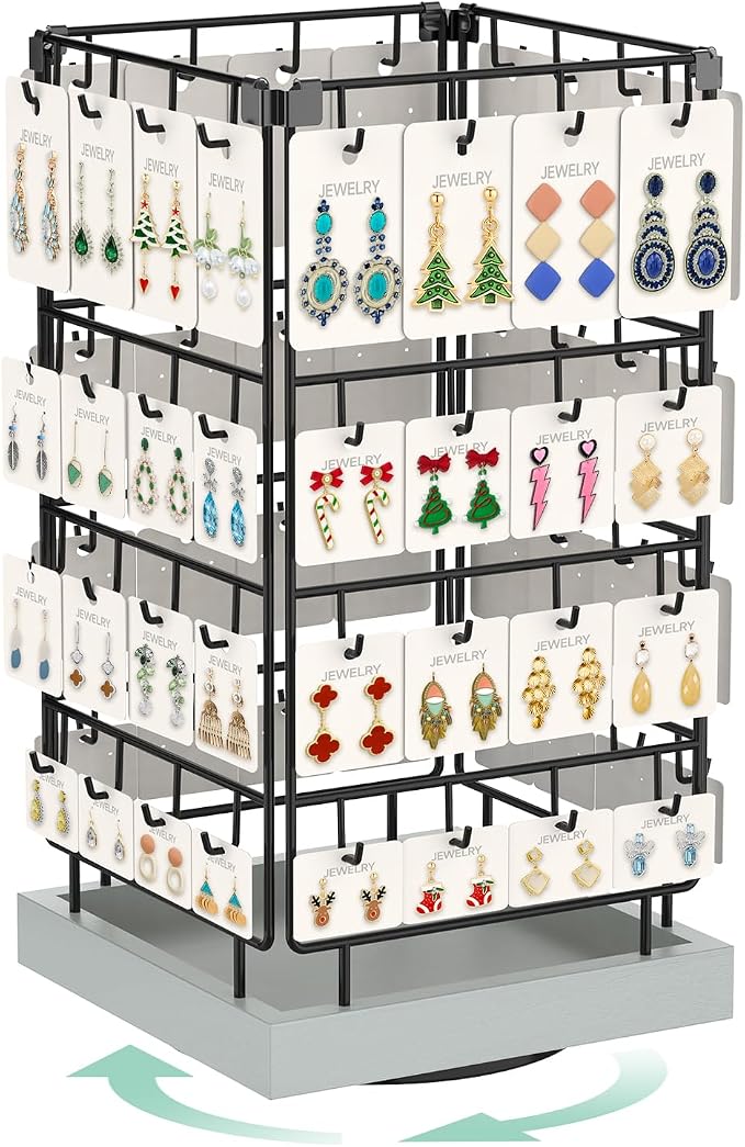EsLuker.ly Rotating Earring Display Holder Stand by EsLukerly