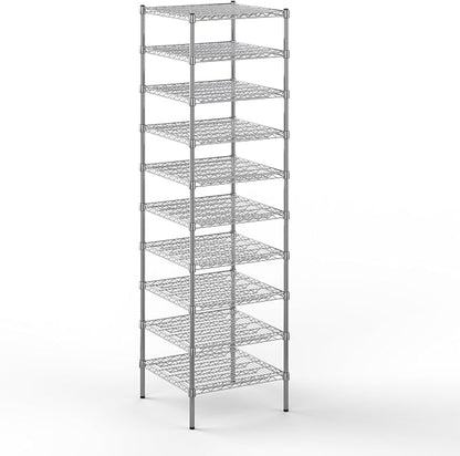 24" Deep x 24" Wide x 86" Height Wire Shelving Kit | 10-Tier | NSF Commercial by Regal+Altair