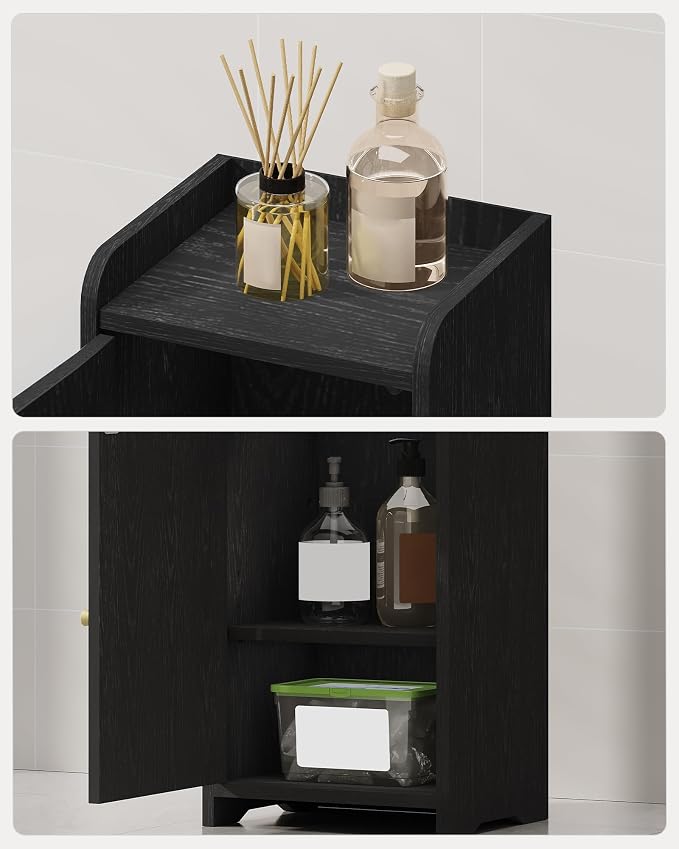 Hzuaneri Bathroom Storage Cabinet, Small Corner Floor Cabinet - Image 7