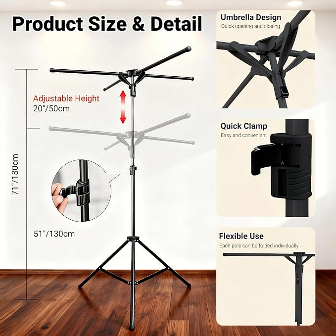 Heavy Duty Metal Shopping Bag Rack - Image 2