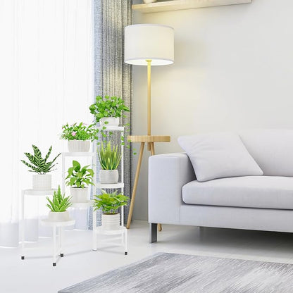 iDavosic.ly Plant Stand Indoor Outdoor, 7 Tier Corner Metal Flower Display - Image 7