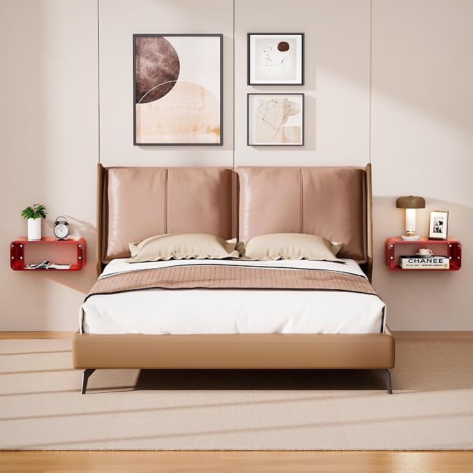 Acrylic Floating Nightstand, Bedside Table, Nightstand Shelf Wall Mounted - Image 5