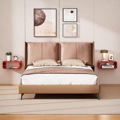 Acrylic Floating Nightstand, Bedside Table, Nightstand Shelf Wall Mounted - Image 5