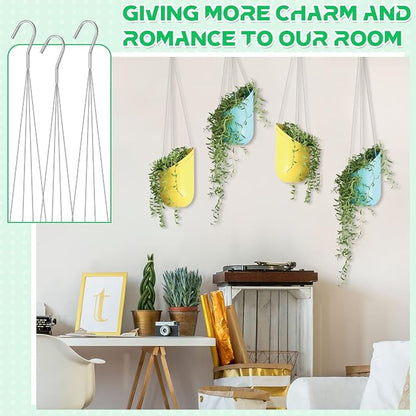 Mixweer 12 Pcs 24 Inch Wire Plant Hangers - Image 4