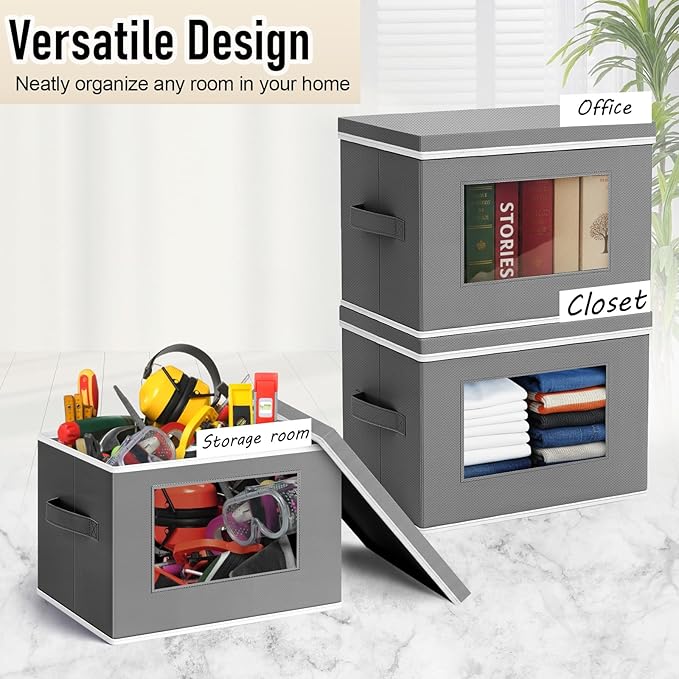 Threehoney 10 Pcs Fabric Storage Cubes - Image 4