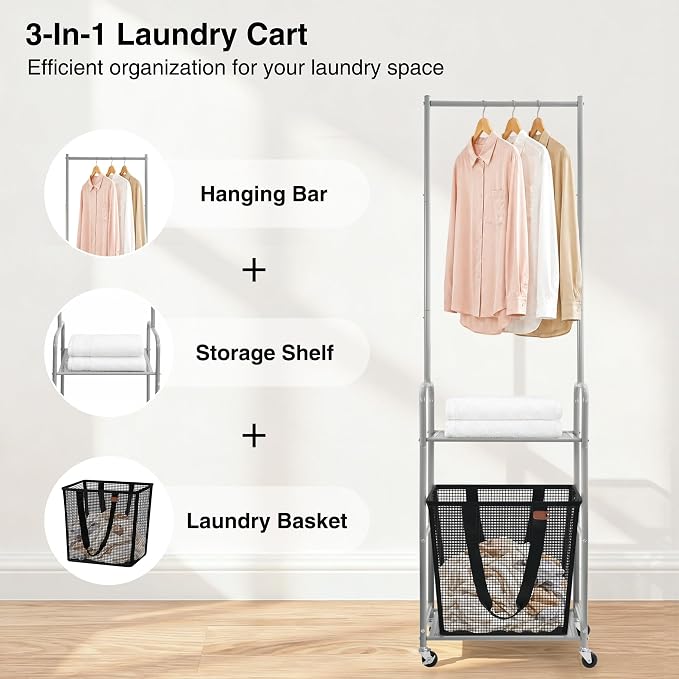 STO STO 3-in-1 Laundry Cart - Image 3