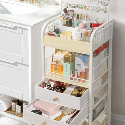 YGJT Makeup Organizer, Floor Skincare Cosmetics Organizer - Image 7
